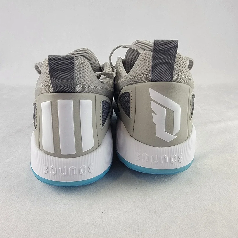 Adidas Dame Certified 2 Mens Basketball Shoes Grey Blue IE7793 Size 11 NEW